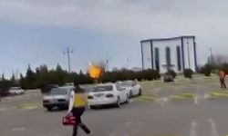 Azerbaycan'daki Nahçıvan Havalimanı'na İran kamikaze dronu düştü