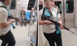 İstanbul Metrosunda Oyuncak Silah Şakası