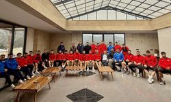 Kahramanmaraş İstiklalspor tesislerinde bayramlaşma coşkusu yaşandı