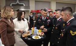 Kahramanmaraş Jandarmada bayramlaşma! Aileler bir araya geldi