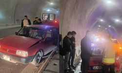 Kahramanmaraş Necip Fazıl Tüneli’nde Tek Taraflı Trafik Kazası