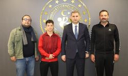 Kahramanmaraşlı güreşçi Ankara finalleri için vize aldı