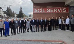 Kahramanmaraş’ta AK Parti heyeti sağlık çalışanlarını ziyaret etti