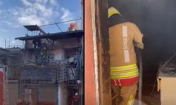 Kahramanmaraş’ta Ev Alev Aldı