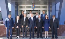 Kahramanmaraş'ta iki üniversite rektörü bir araya geldi