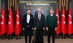 Kahramanmaraş’ta iş insanlarından emniyet müdürüne dikkat çeken ziyaret