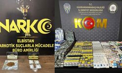 Kahramanmaraş’ta kaçak sigara ve narkotik operasyonu: 1 kişi tutuklandı