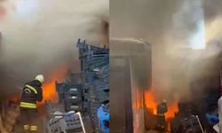 Kahramanmaraş’ta Manav Alev Alev Yandı