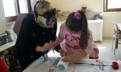 Kahramanmaraş’ta minik eller Ramazan kandili tasarladı