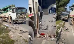 Kahramanmaraş’ta Vinç Park Halindeki Araçlara Çarptı