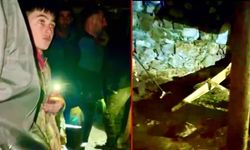 Kars'ta çöken ahırda 2 büyükbaş öldü