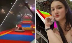 Kaydıraktan düşen genç anne feci şekilde can verdi