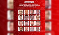 Kırmızı bültenle ve ulusal seviyede aranan 16 suçlu Türkiye’ye getirildi