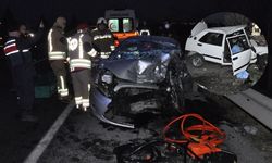 Manisa Salihli’de zincirleme kaza 3 otomobil çarpıştı: 2 kişi öldü, 5 yaralı!