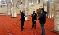 Milletvekili Mehmet Şahin restorasyonu tamamlanan Ulu Camii’nde inceleme yaptı
