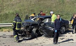 Tekirdağ'da 4 aracın karıştığı zincirleme kaza; 5 yaralı