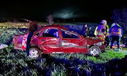 Takla atan otomobilde 1 ölü, 1’i ağır 3 yaralı