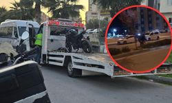 Tarsus’ta motosikletle tek teker şovu pahalıya patladı