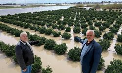 Tarsus'ta sel felaketi! 8 bin dönüm arazi sular altında