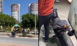 Tarsus'ta Tek Teker Üzerinde Şov Yapan Motosiklet Sürücüsüne 172 Bin TL Ceza