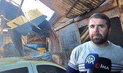 Antalya Kepez’de korkunç yangın! 15 gün önce taşındığı tamirhanesi gözlerinin önünde küle döndü