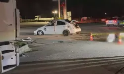 Kontrolden çıkıp, takla atan otomobilin çarptığı TIR sürücüsü öldü