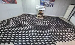 Silah ticareti operasyonu: Kamyonette 1021 tabanca ele geçirildi