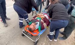 Isparta’da elma yüklü çekici kanala devrildi! 1 yaralı