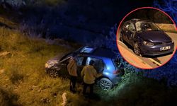 Antalya Gazipaşa’da otomobil 7 metreden düştü! Alkollü sürücü kurtuldu