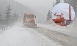Antalya-Konya yolunda kar yağışı başladı! Alacabel beyazladı