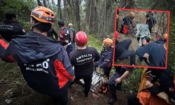 Antalya'da 80 metrelik uçurumda can pazarı!