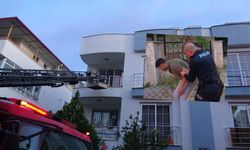 Antalya'da evini yakan genci ekipler son anda kurtardı