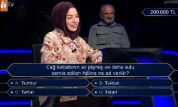 Cağ Kebabının Az Pişmiş Hâli “Tatari” Nedir? Kim Milyoner Olmak İster Sorusu Gündem Oldu