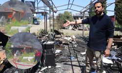 Depremzede ailenin yuvası ikinci kez küle döndü: 8 dakikada her şeylerini kaybettiler!
