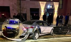 Dulkadiroğlu'nda kaza! 5 kişi itfaiyece kurtarıldı