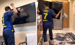 Galatasaray’ın 3. Golü Sonrası Televizyonu Pencereden Attı