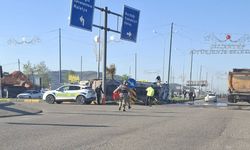 Kahramanmaraş yolunda tankerin devrildiği kaza kamerada