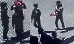 Gaziantep'te duygulandıran anlar! Bayrağı yerden öpüp aldı