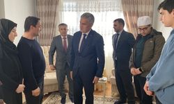 İl Millî Eğitim Müdürü Turan Akpınar’dan şehit çocukların ailelerine taziye ziyareti