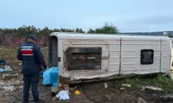 İşçileri Taşıyan Minibüs Takla Attı: 1 Ölü, 12 Yaralı