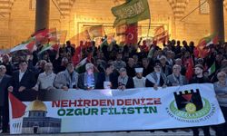 İsrail'in Küresel Sumud Filosu'na saldırısı Kahramanmaraş'ta protesto edildi