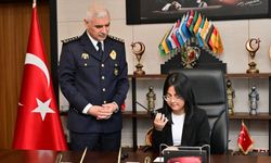 Kahramanmaraş Emniyet Müdürü makamını Berra Mine'ye devretti!