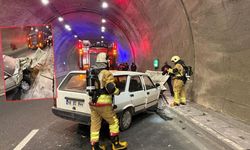 Kahramanmaraş Göksun yolunda tünelde kaza! 1 kişi yaralandı