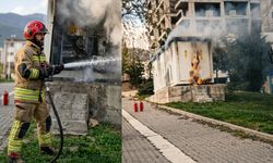 Kahramanmaraş Onikişubat'ta korkutan trafo yangını!