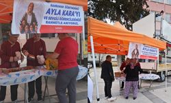 Kahramanmaraş şehitleri öğretmen Ayla Kara ve öğrenciler için lokma döküldü
