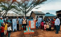 Kahramanmaraşlı 9 şehit adına Uganda'da su kuyusu açıldı