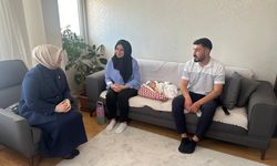 Kahramanmaraş’ta örnek destek! Genç çiftlere anlamlı ziyaret