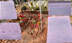 Kahramanmaraş'ta mezarlıktaki o notlar yürek yaktı!