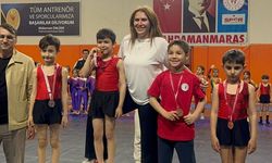 Kahramanmaraş’ta minik cimnastikçi zirvede! İl birincisi oldu