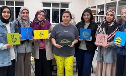 Kahramanmaraş’ta öğrenciler hat sanatıyla buluştu
